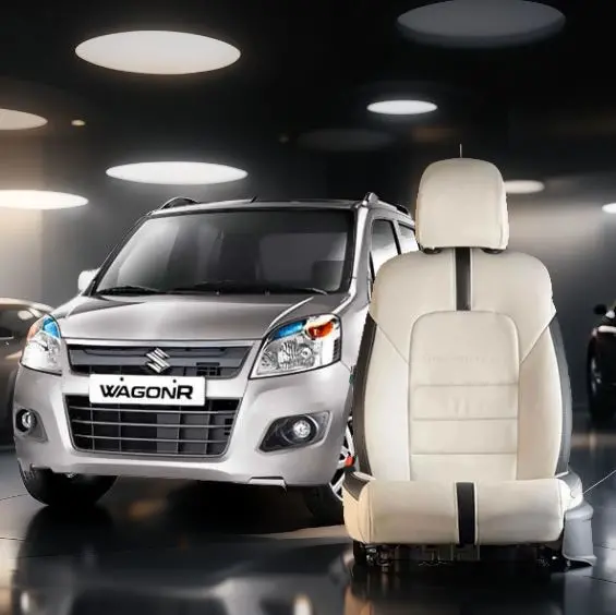 Suzuki Wagon R Type R Beige Black Seat Covers 2014 - 2024 2