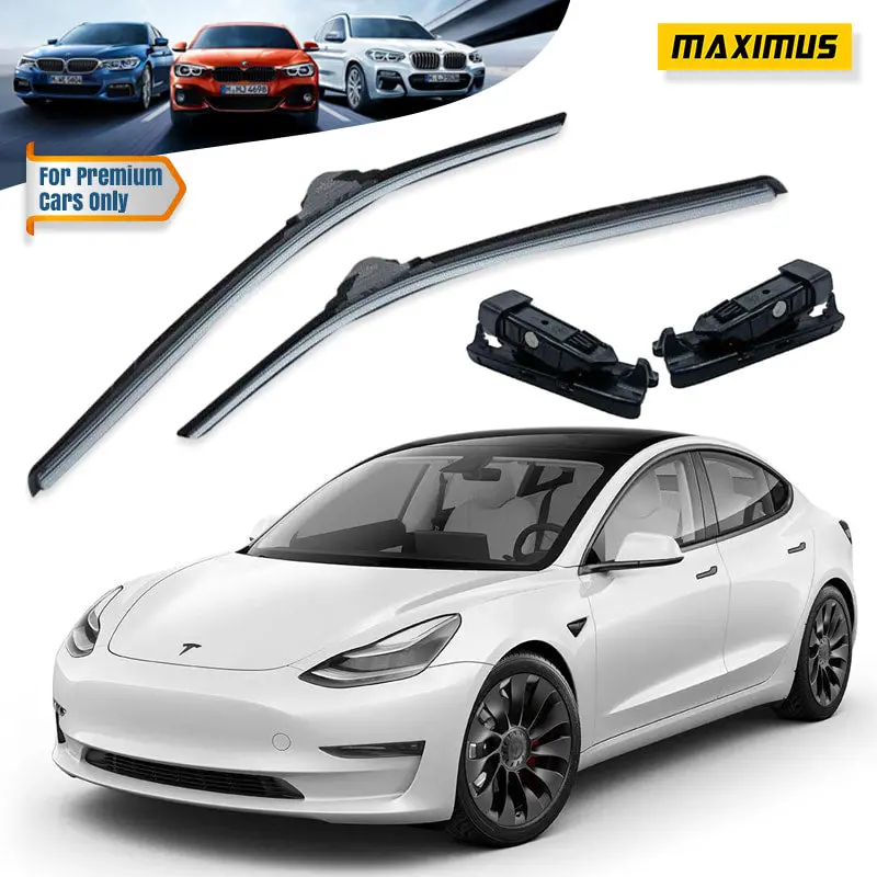 Tesla Model 3 Silicone Wiper Blades For Special Cars - Model 2015-2021 1