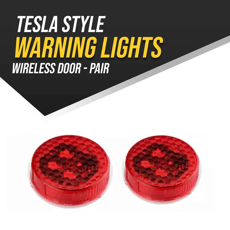 Tesla Style Wireless Door Warning Lights - Pair 1