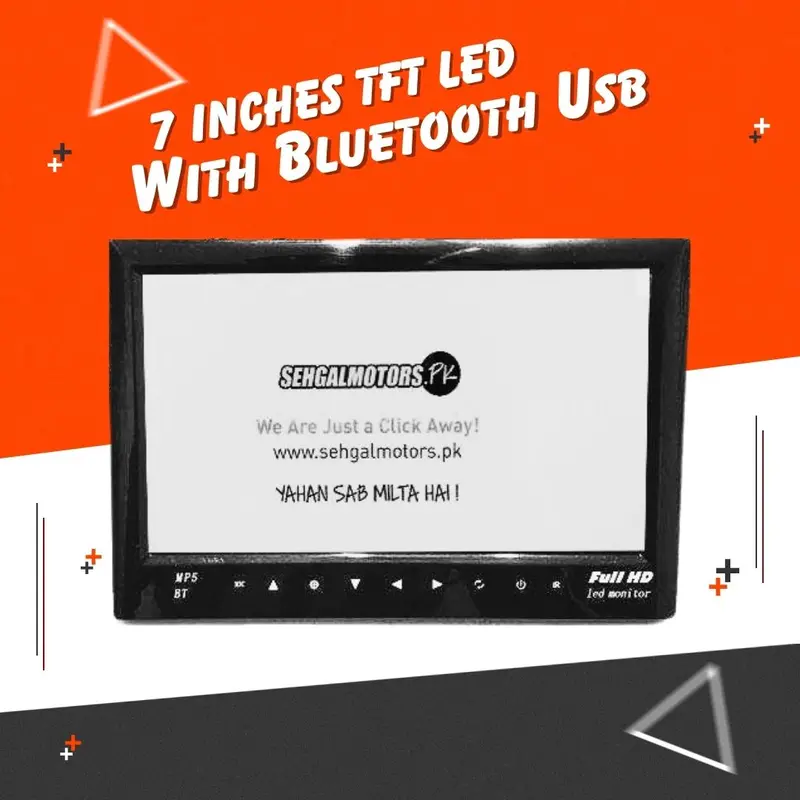 Tft Led With Bluetooth Usb Black 7 Inches 1