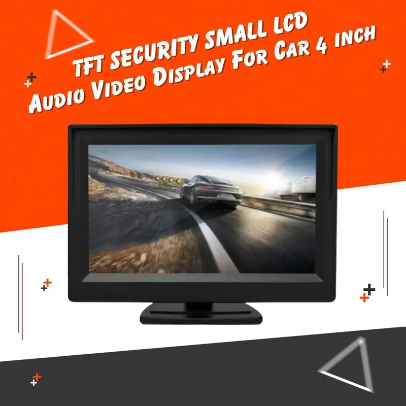 Tft Security Small Lcd Audio Video Display For Car Dashboard 4 Inches 1
