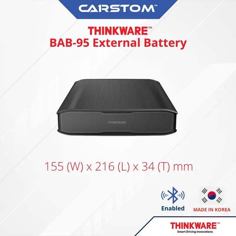 Thinkware Battery Pack Ivolt Bab-95 Bluetooth Connectivity Enabled External Car Dashcam Battery (Compatible With All Car Camera Brands) 2