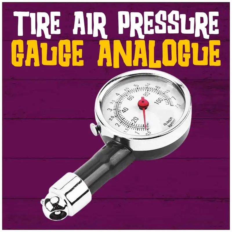 Tire Tyre Air Pressure Gauge Analogue - High Precision Car Tire Pressure Gauge Manometer Mini Dial 1