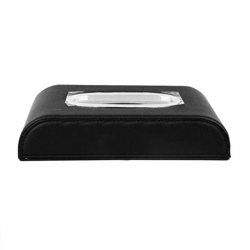 Tissue Box Slim Black Without Logo 5Cm 1