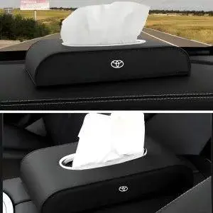 Tissue Box Slim Black Without Logo 5Cm 2