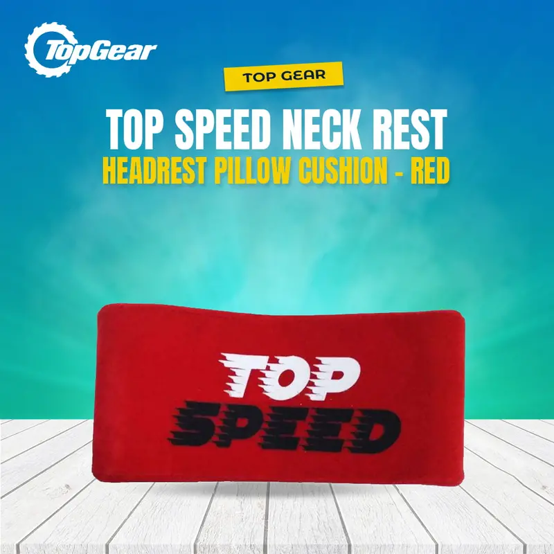 Top Speed Neck Rest Headrest Pillow Cushion Each - Red 1