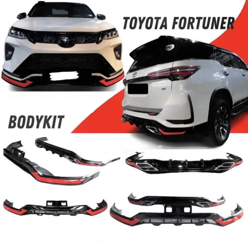 Totota Fortuner Body Kit Legender Red Line Model 2022-2023 1