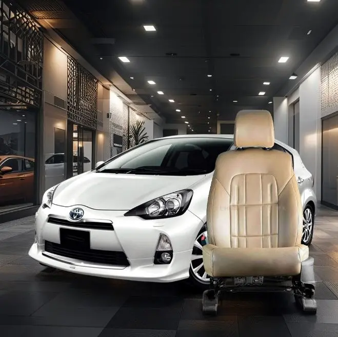 Toyota Aqua Audi Style Brown Brown Seat Covers 2012 - 2021 1