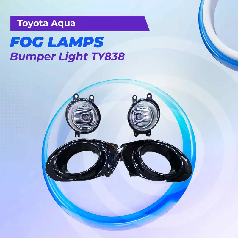 Toyota Aqua Dlaa Fog Lamps Bumper Light Without Chrome 1984 - 2021 - - Ty838 1