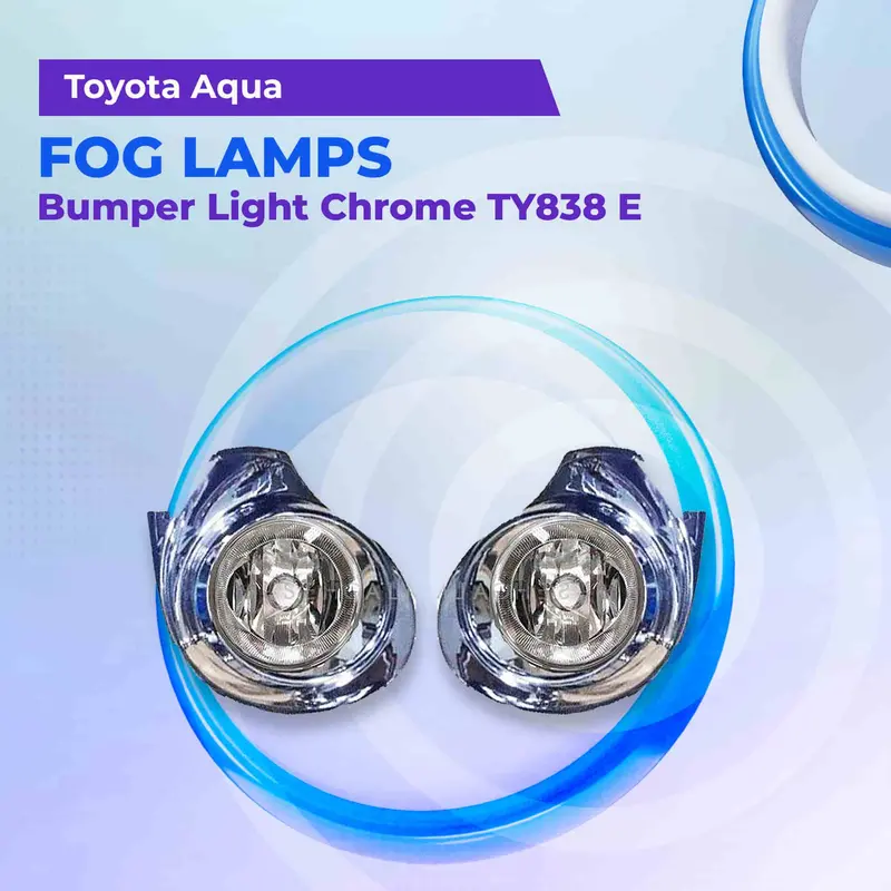 Toyota Aqua Fog Lamps Bumper Light Chrome Ty838 E 1