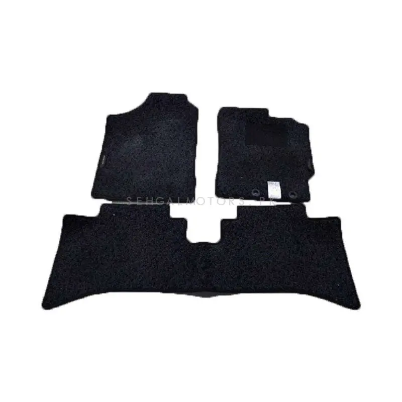 Toyota Aqua Irani Custom Floor Mat Black Mix Design 3 Pcs 2012 - 2020 2