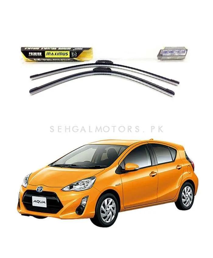 Toyota Aqua Maximus Premium Silicone Wiper Blades - Pair 1