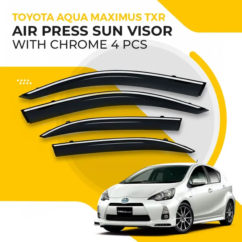 Toyota Aqua Maximus Txr Air Press Sun Visor With Chrome 2012 - 2022 1