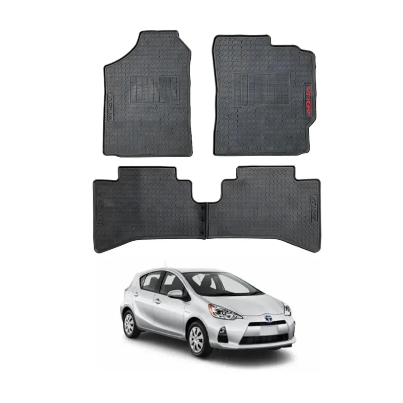 Toyota Aqua Rubber Floor Mat Model: 2016-20 1