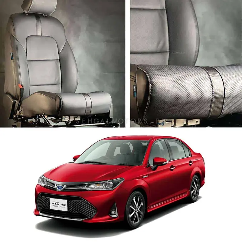 Toyota Axio Type R Black Black Seat Covers - Model 2016-2018 1