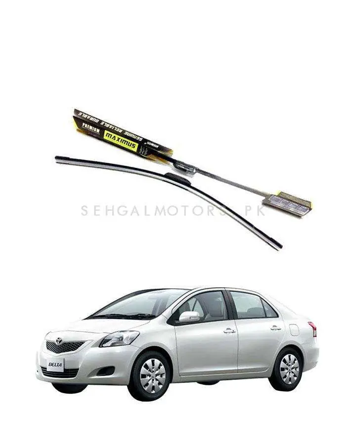 Toyota Belta Maximus Premium Silicone Wiper Blades 2005 - 2012 1