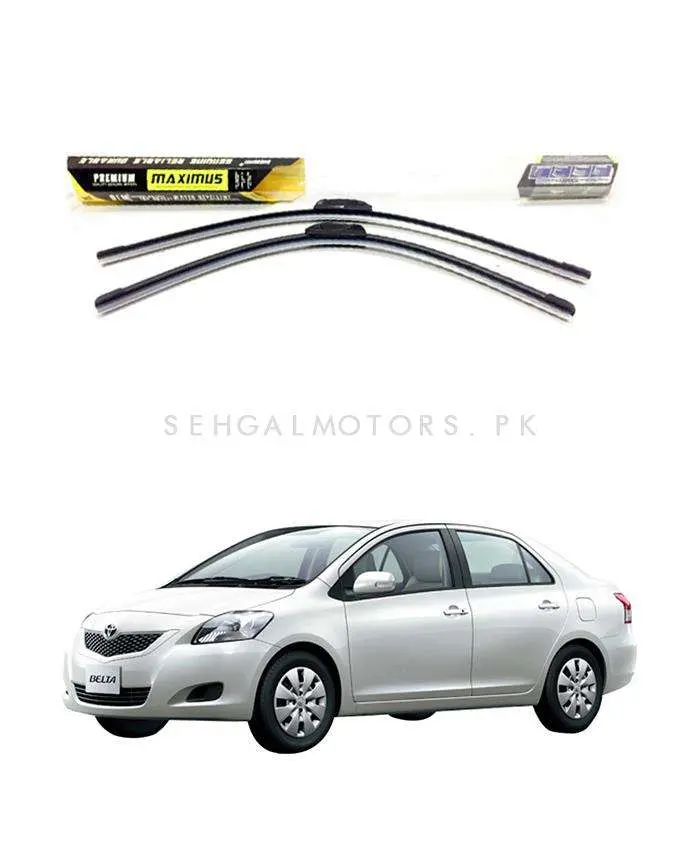 Toyota Belta Maximus Premium Silicone Wiper Blades 2005 - 2012 1
