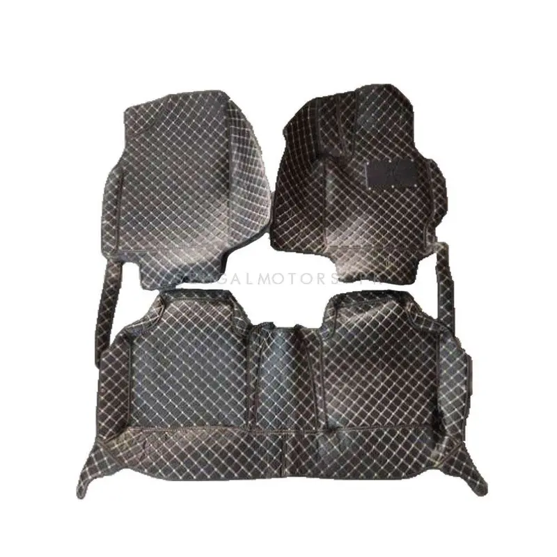 Toyota Camry 7D Floor Mats - Black - 3 Pcs Set 2011 - 2018 2