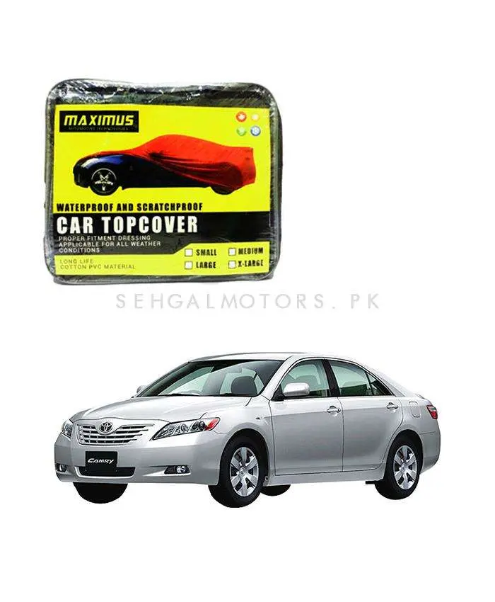 Toyota Camry Maximus Non Woven Car Top Cover - - Scratchproof And Waterproof- Without Belt 2