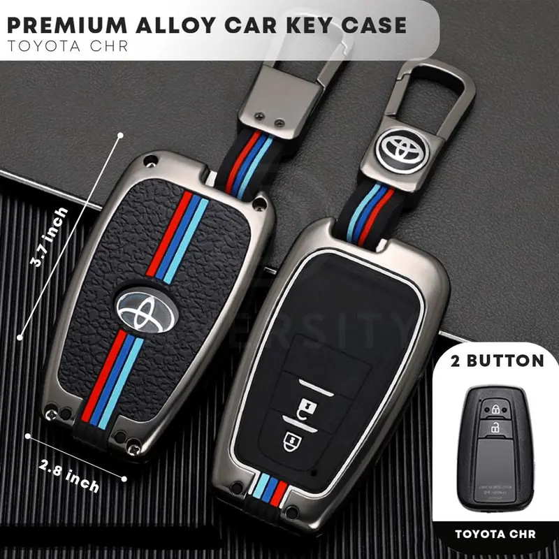 Toyota Ch-R Zinc Key Cover Two Button Model: 2021-22 1