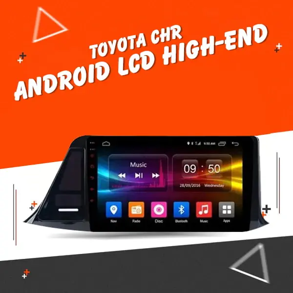 Toyota Chr Android Lcd High-End Black 9 Inches 2016 - 2024 1