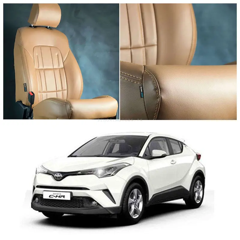 Toyota Chr Audi Style Brown Brown Seat Covers 2017 - 2021 1