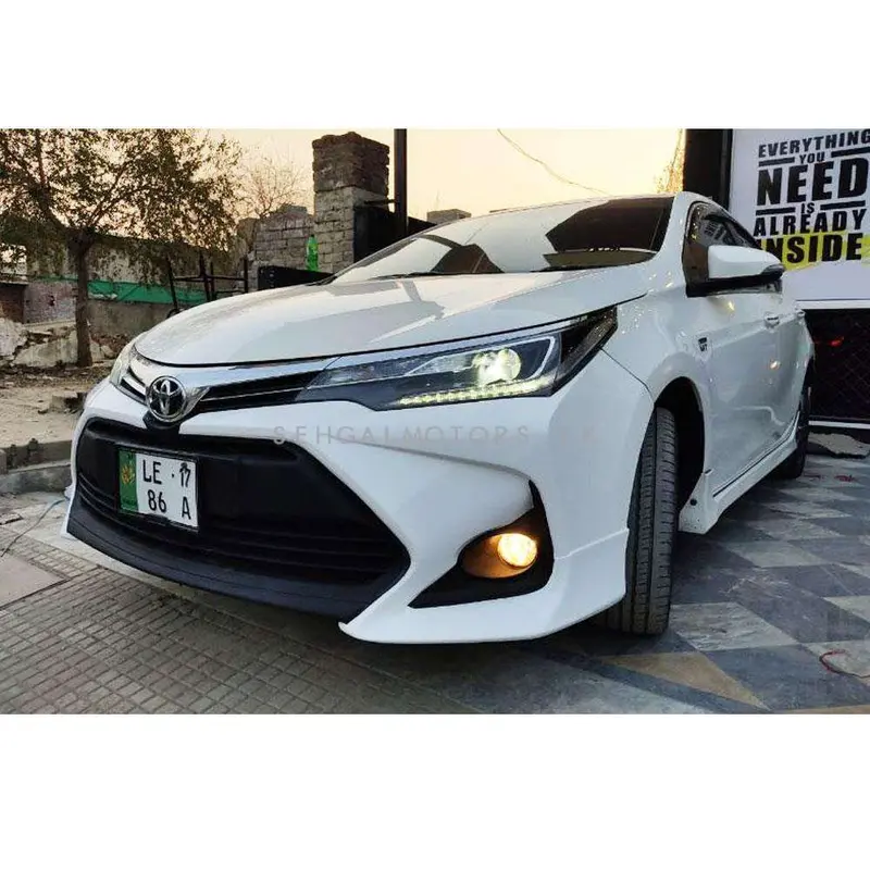 Toyota Corolla 2018 To Oem Face Uplift Conversion Upgrade 2024 Altis X - Abs Plastic (2Pcs) 2