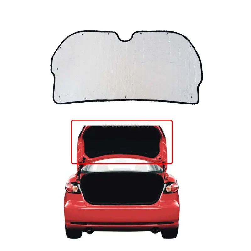 Toyota Corolla 2D Aluminum Trunk Liner Cover 2014 - 2021 - Protector Lid Garnish Diggi Namda 2