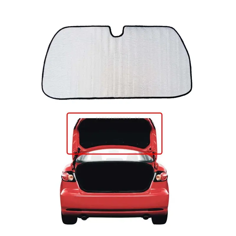 Toyota Corolla 2D Aluminum Trunk Liner Cover - Model 2005-2008 - Protector Lid Garnish Diggi Namda 2