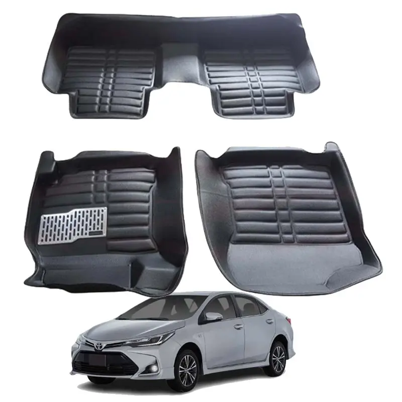 Toyota Corolla 5D Floor Mat Black 3Pcs Model 2016 - 2021 1