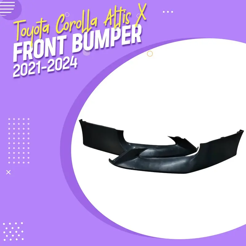 Toyota Corolla Altis X Front Bumper 2021 - 2024 - Cannard Pair Conversion Part 1