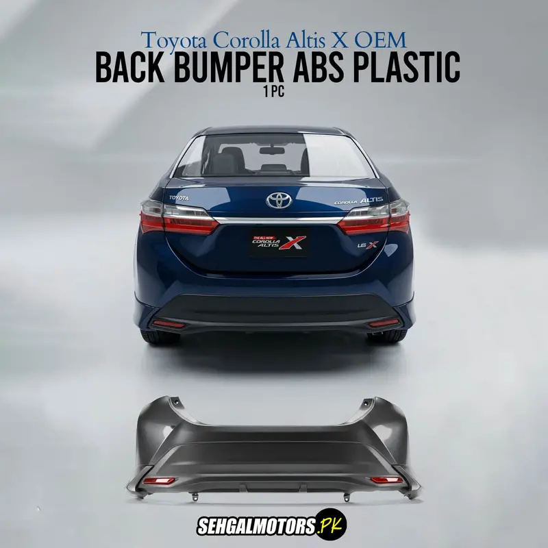 Toyota Corolla Altis X Oem Back Bumper Abs Plastic 1 Pc 2017 - 2021 1