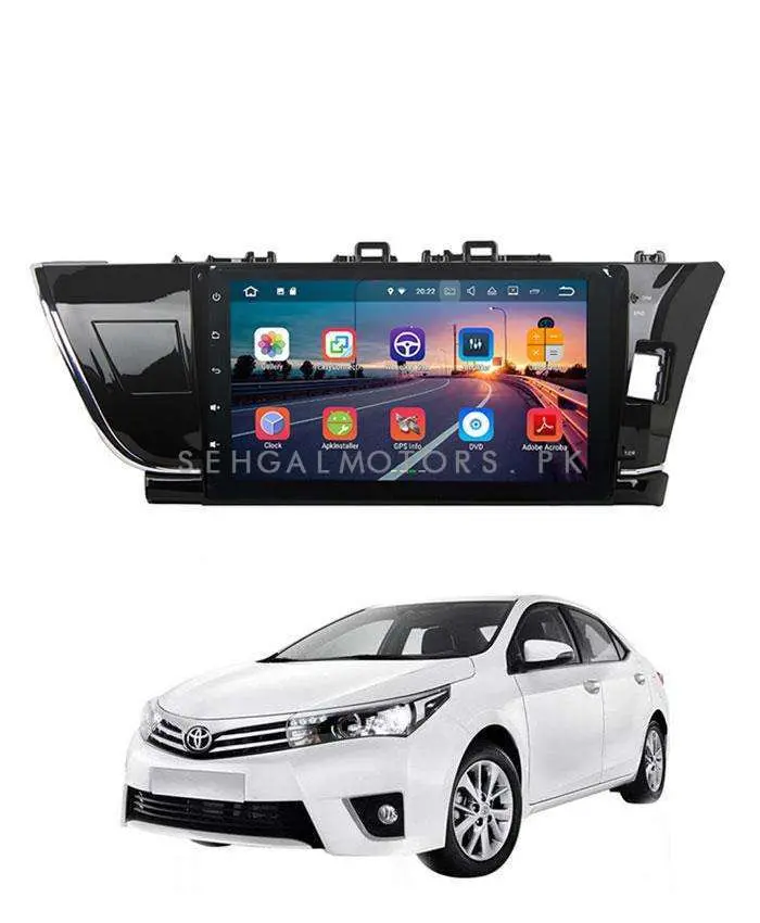 Toyota Corolla Android Lcd Black 10 Inches 2014 - 2017 2