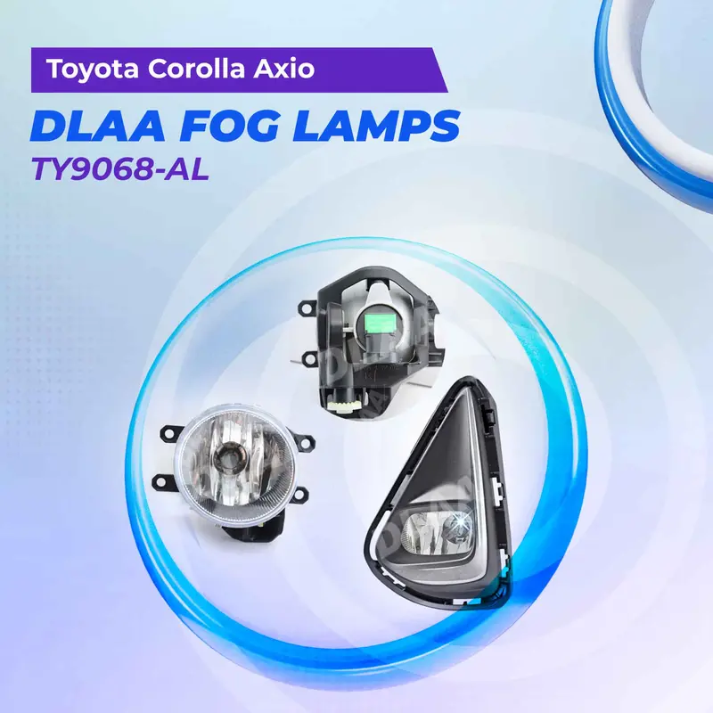 Toyota Corolla Axio Dlaa Fog Lamps Chrome 2019 - 2020 1