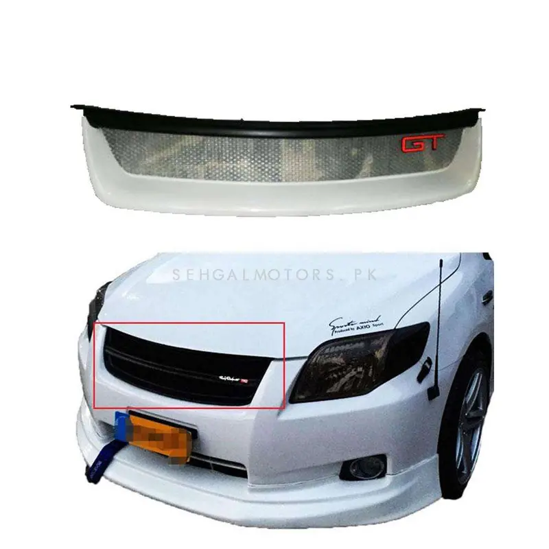 Toyota Corolla Axio Gt Mesh Grille Black And White 2006 - 2012 1