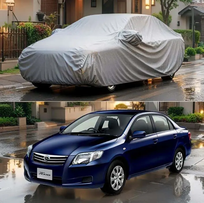 Toyota Corolla Axio Maximus Non Woven Car Top Cover - Scratchproof Waterproof 1