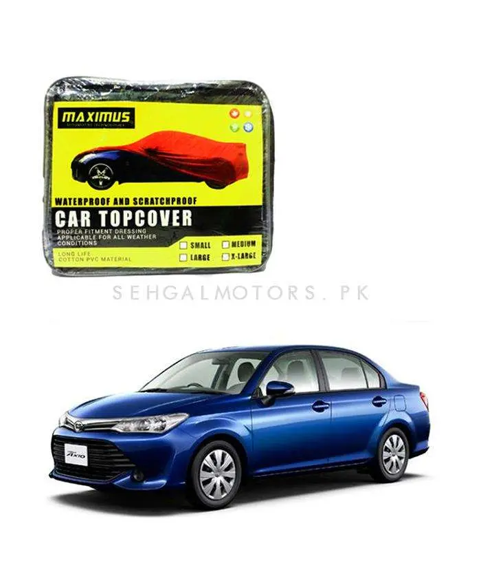 Toyota Corolla Axio Maximus Non Woven Top Cover - - Scratchproof And Waterproof - Without Belt 1