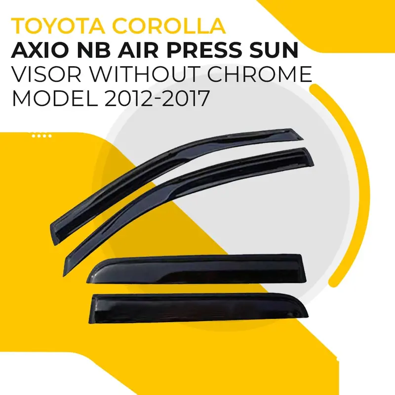 Toyota Corolla Axio Nb Air Press Sun Visor Without Chrome - Model 2012-2017 1