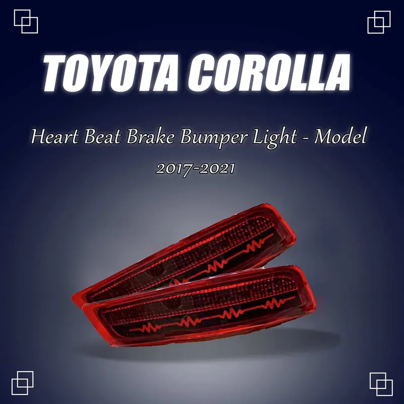 Toyota Corolla Back Bumper Third Brake Lamp Heart Beat 2017 - 2022 1