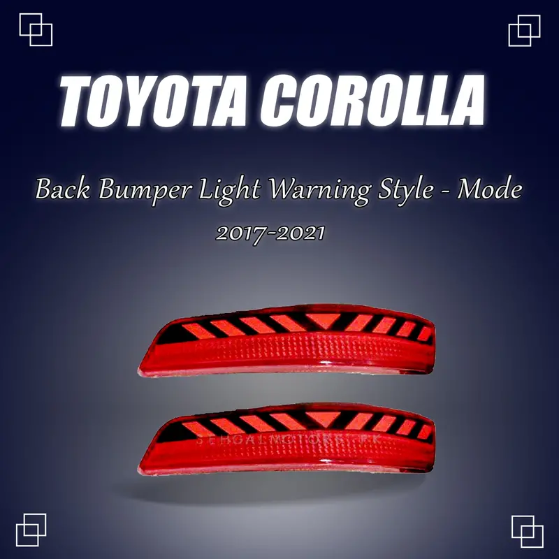 Toyota Corolla Back Bumper Third Brake Lamp Light Warning Style 2017 - 2022 1