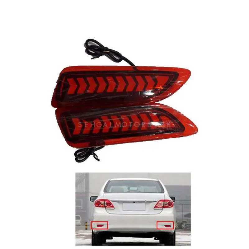 Toyota Corolla Back Bumper Third Brake Lamp Lightarrow Style 2008 - 2014 - - (Bl030) 2