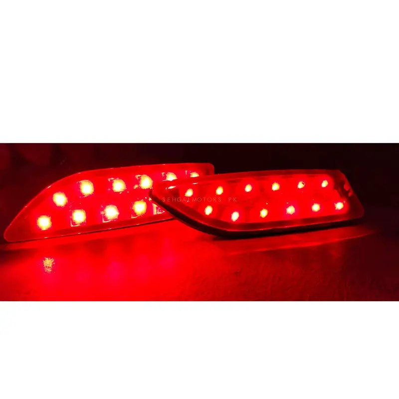 Toyota Corolla Back Bumper Third Brake Lamp - Rear Bumper Reflector Brake Stop Reverse Light Lamp 2