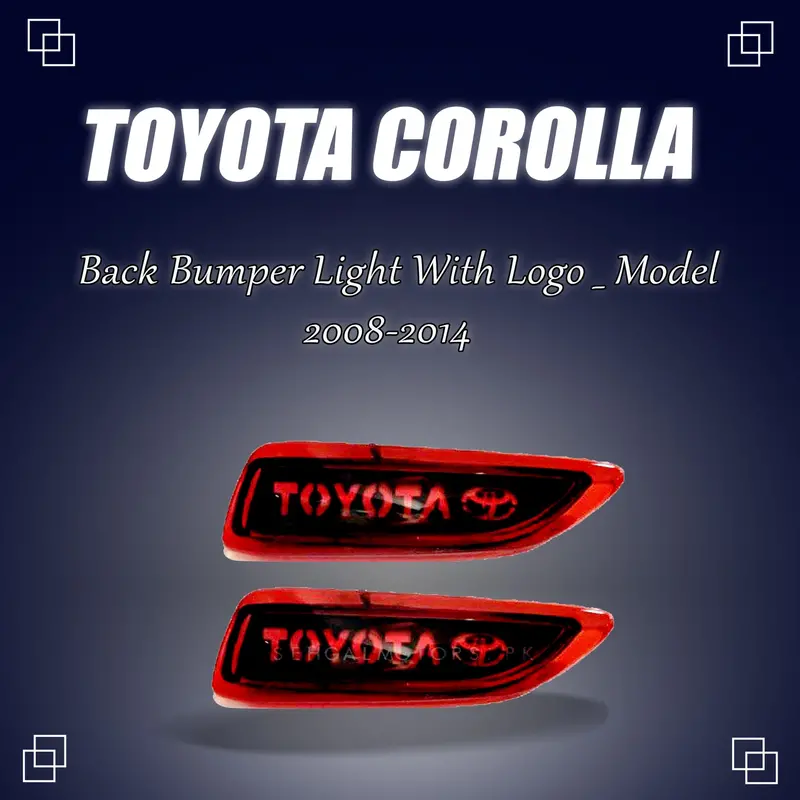 Toyota Corolla Back Bumper Third Brake Lamp With Logo 2008 - 2014 1