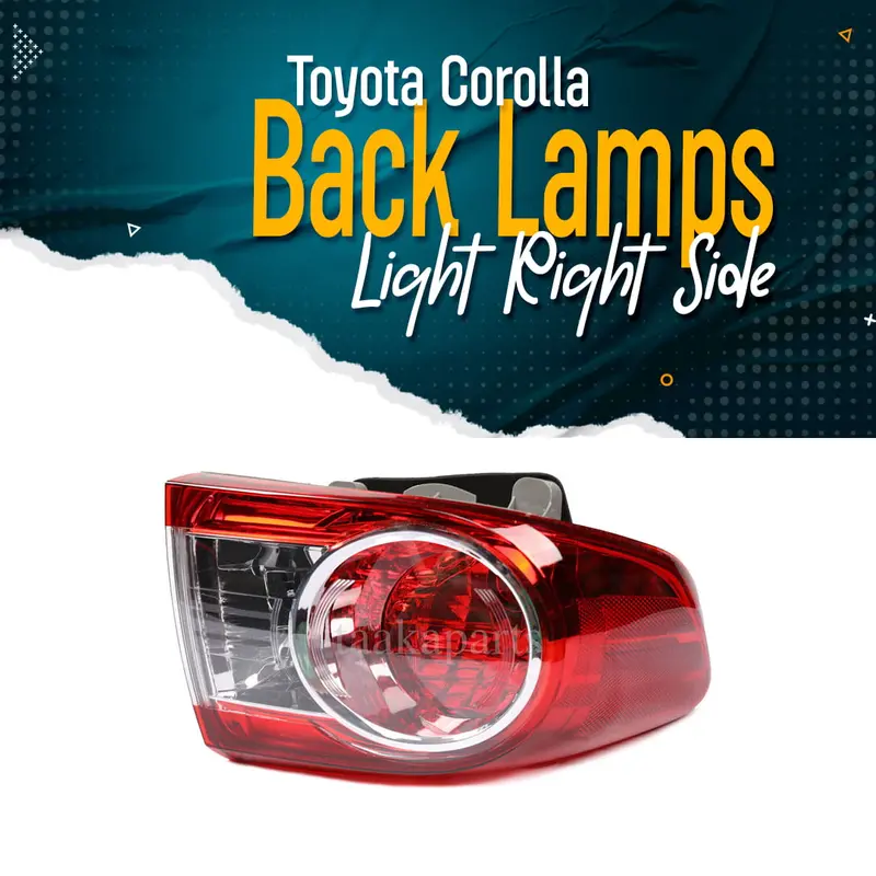 Toyota Corolla Back Lamps Light Right Side 2012 - 2014 1