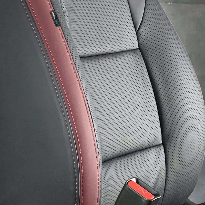 Toyota Corolla Breathable Black Red Seat Covers 2014 - 2021 2