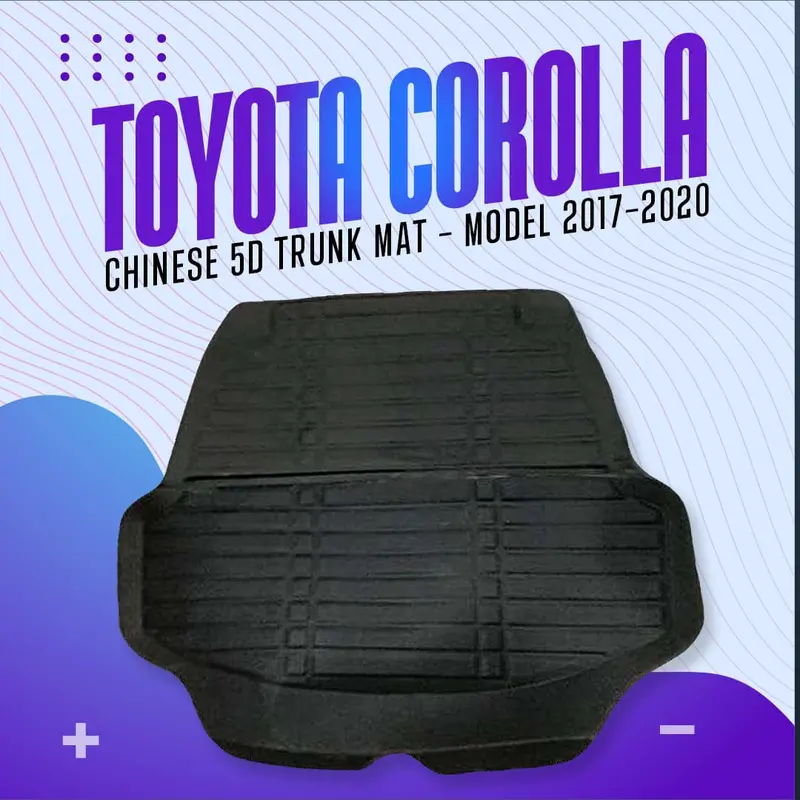 Toyota Corolla Chinese 5D Tpe Trunk Mat 2017 - 2021 1