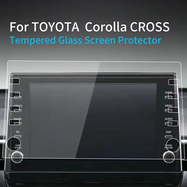 Toyota Corolla Cross Android Lcd Glass Screen Protector 7.0 Inches 2022 - 2025 - Transparent 2