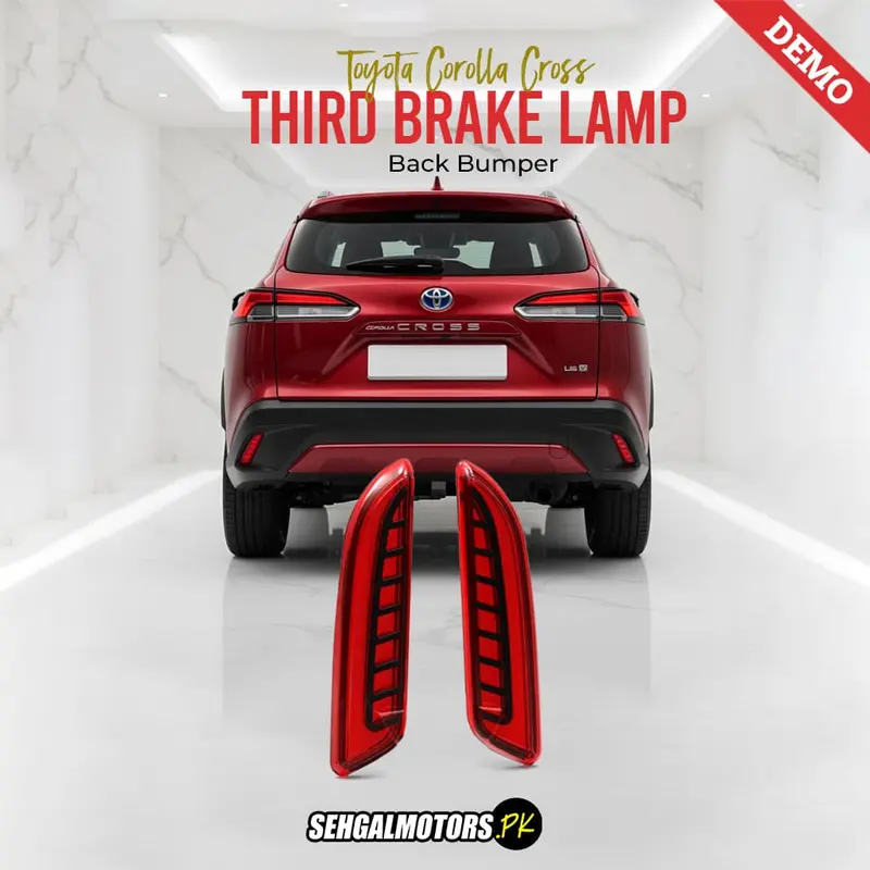 Toyota Corolla Cross Back Bumper Third Brake Lamp 2022 - 2025 - Led Reflector Light - Model 2021-2022 1