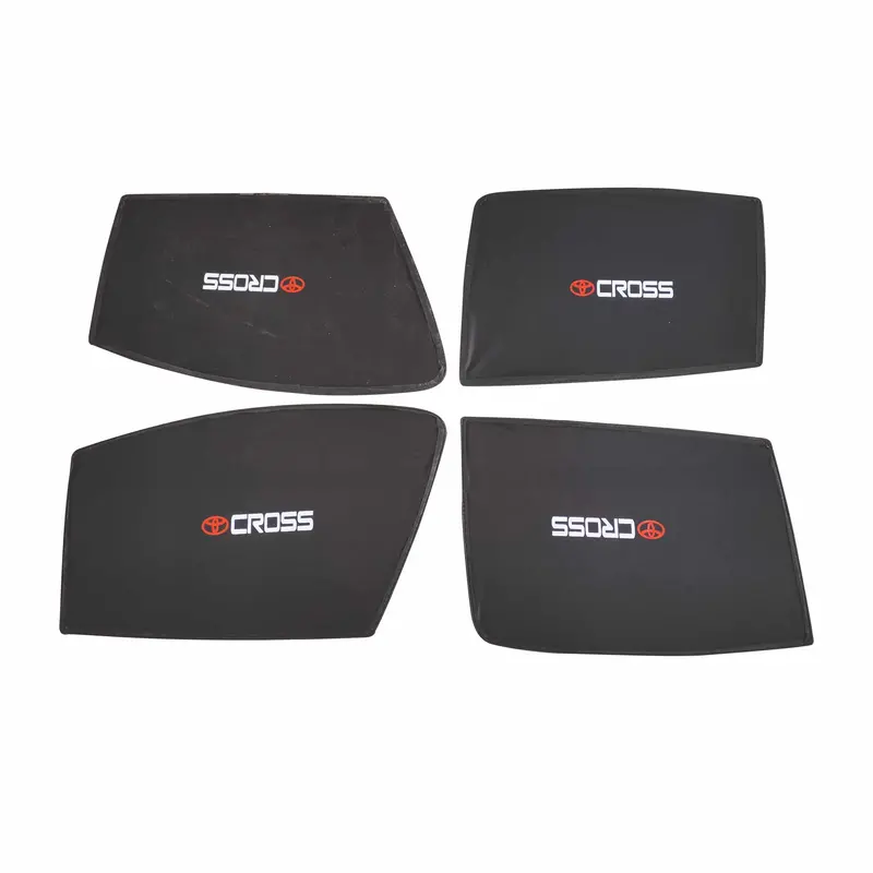 Toyota Corolla Cross Foldable & Flexible Sunshade With Logo 2022 - 2025 - Side Sun Shade 1