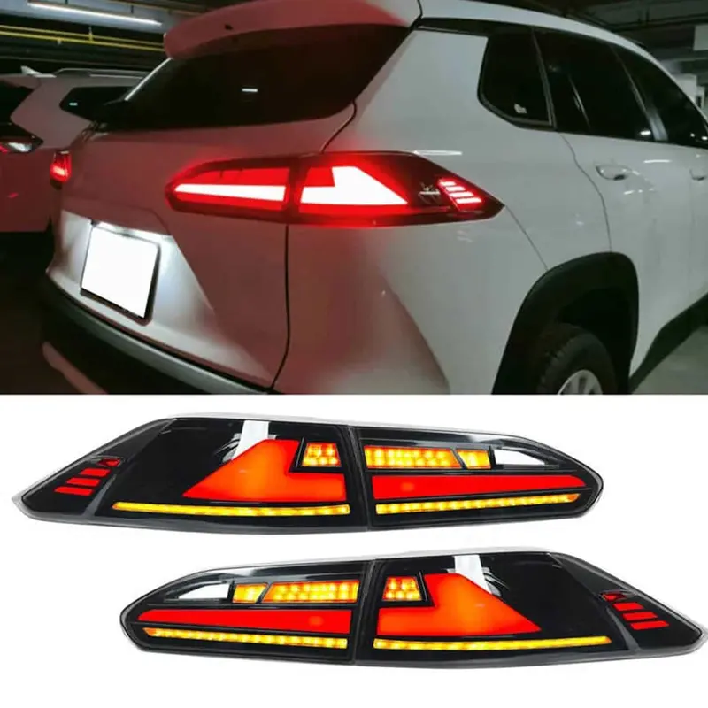 Toyota Corolla Cross Sequential Led Back Lamps Lights Smoke Red 2022 - 2023 2